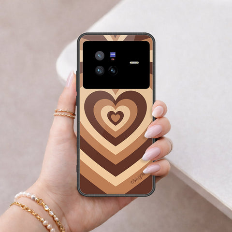 Vivo X80 Cover - O'Nation Heartbeat Series - HQ Ultra Shine Premium Infinity Glass Soft Silicon Borders Case