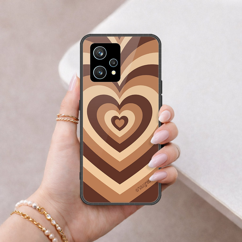 Realme 9 Pro Plus  Cover - O'Nation Heartbeat Series - HQ Ultra Shine Premium Infinity Glass Soft Silicon Borders Case