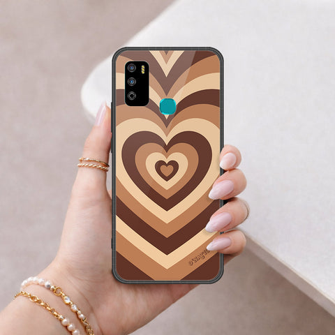 Infinix Hot 9 Play Cover - O'Nation Heartbeat Series - HQ Ultra Shine Premium Infinity Glass Soft Silicon Borders Case