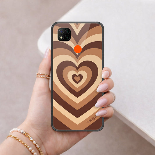 Xiaomi Redmi 9C Cover - O'Nation Heartbeat Series - HQ Ultra Shine Premium Infinity Glass Soft Silicon Borders Case