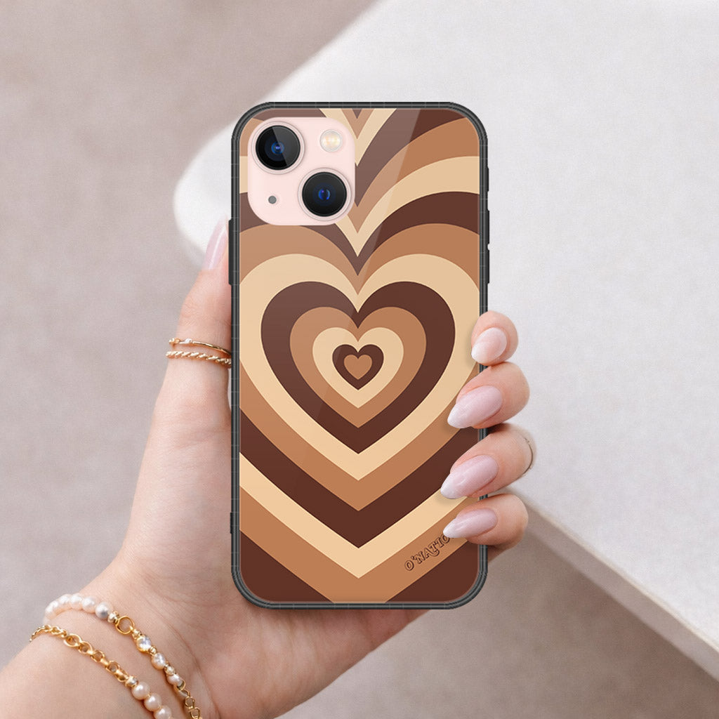 iPhone 14 - O'Nation Heartbeat Series - HQ Ultra Shine Premium Infinity Glass Soft Silicon Borders Case