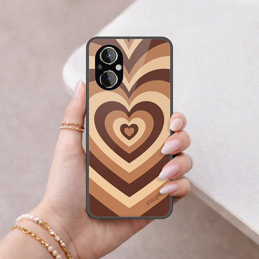 Oppo F21 Pro 5G Cover - O'Nation Heartbeat Series - HQ Ultra Shine Premium Infinity Glass Soft Silicon Borders Case