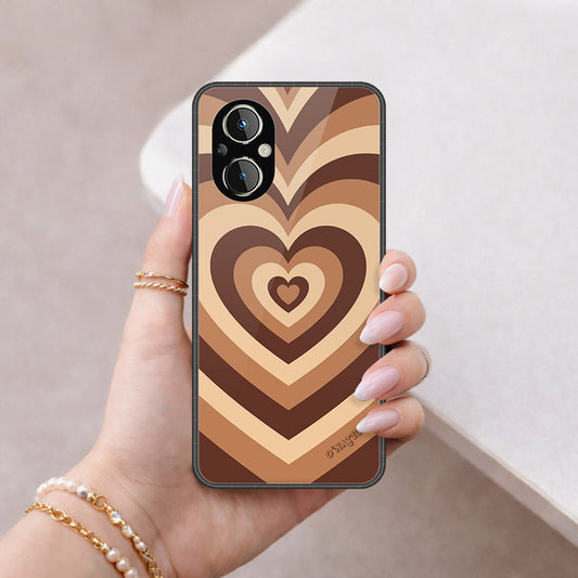 Oppo F21 Pro 5G Cover - O'Nation Heartbeat Series - HQ Ultra Shine Premium Infinity Glass Soft Silicon Borders Case