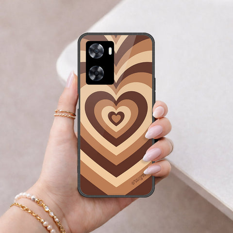 Oppo A77 4G Cover - O'Nation Heartbeat Series - HQ Ultra Shine Premium Infinity Glass Soft Silicon Borders Case