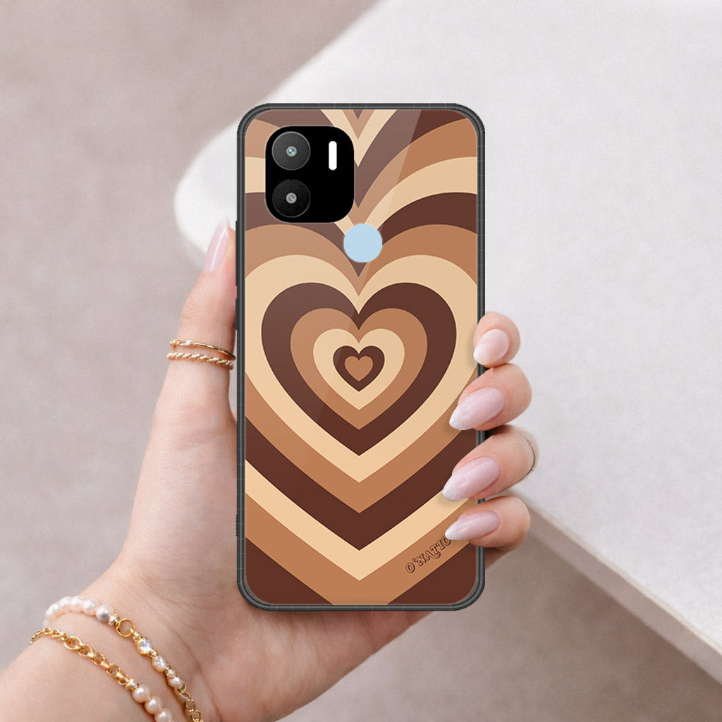 Xiaomi Redmi A2 Plus Cover - O'Nation Heartbeat Series - HQ Ultra Shine Premium Infinity Glass Soft Silicon Borders Case
