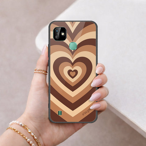 Infinix Smart HD 2021 Cover - O'Nation Heartbeat Series - HQ Ultra Shine Premium Infinity Glass Soft Silicon Borders Case
