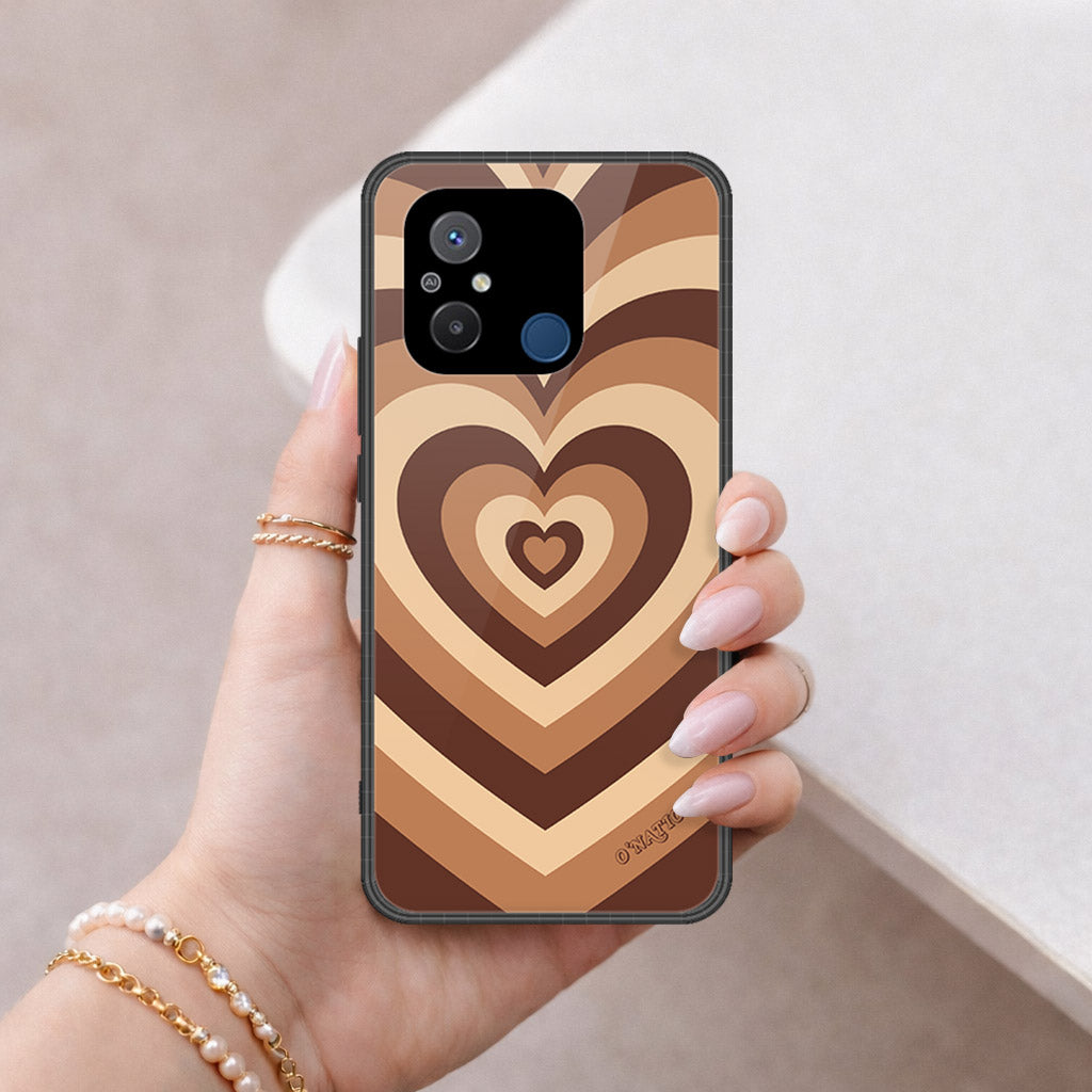 Xiaomi Redmi 12C Cover - O'Nation Heartbeat Series - HQ Ultra Shine Premium Infinity Glass Soft Silicon Borders Case
