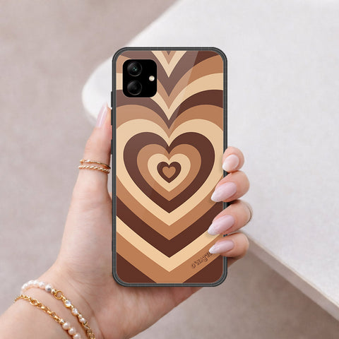 Samsung Galaxy F04 Cover - O'Nation Heartbeat Series - HQ Ultra Shine Premium Infinity Glass Soft Silicon Borders Case