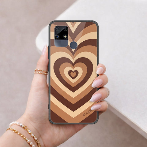 Realme Narzo 20 Cover - O'Nation Heartbeat Series - HQ Ultra Shine Premium Infinity Glass Soft Silicon Borders Case