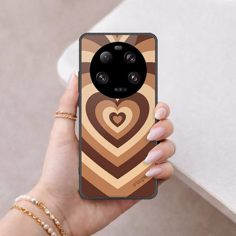 Xiaomi 13 Ultra Cover - O'Nation Heartbeat Series - HQ Ultra Shine Premium Infinity Glass Soft Silicon Borders Case