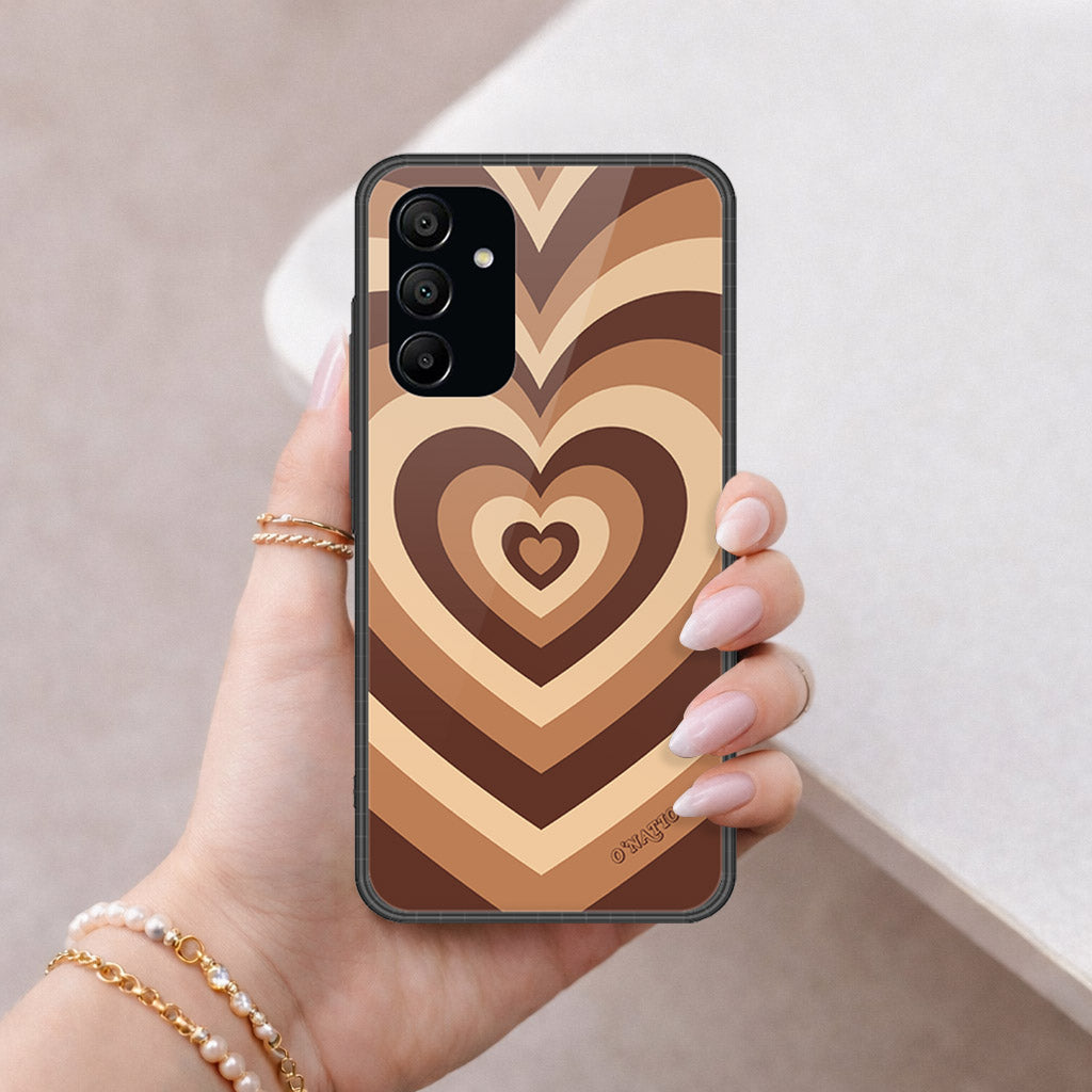 Samsung Galaxy A15 5GCover - O'Nation Heartbeat Series - HQ Ultra Shine Premium Infinity Glass Soft Silicon Borders Case