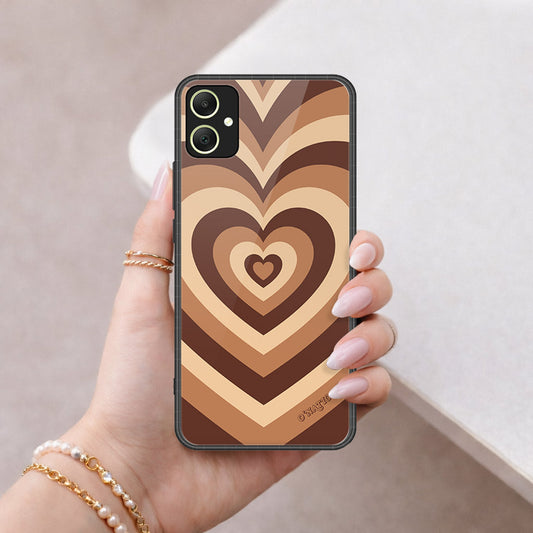 Samsung Galaxy M05 Cover - O'Nation Heartbeat Series - HQ Ultra Shine Premium Infinity Glass Soft Silicon Borders Case