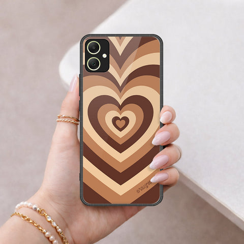 Samsung Galaxy A05 Cover - O'Nation Heartbeat Series - HQ Ultra Shine Premium Infinity Glass Soft Silicon Borders Case