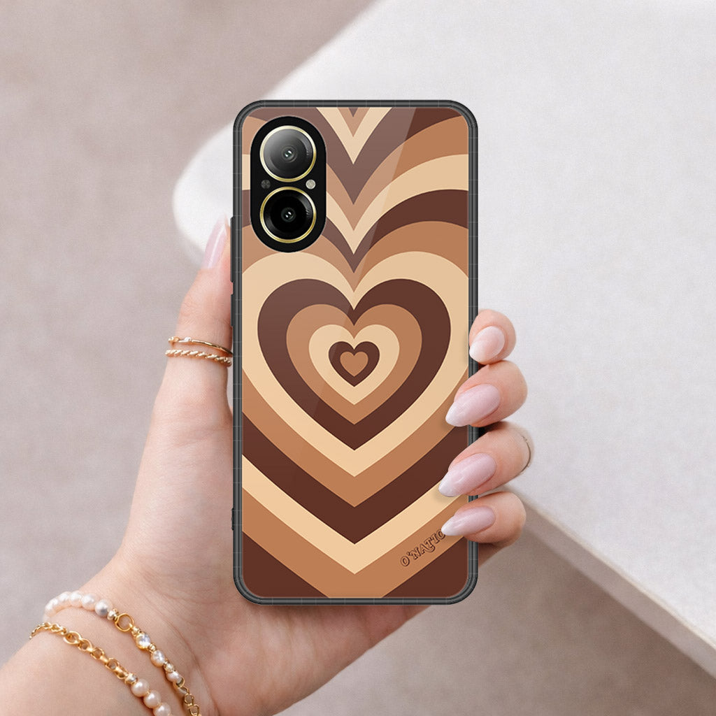 Realme C67 4G Cover - O'Nation Heartbeat Series - HQ Ultra Shine Premium Infinity Glass Soft Silicon Borders Case