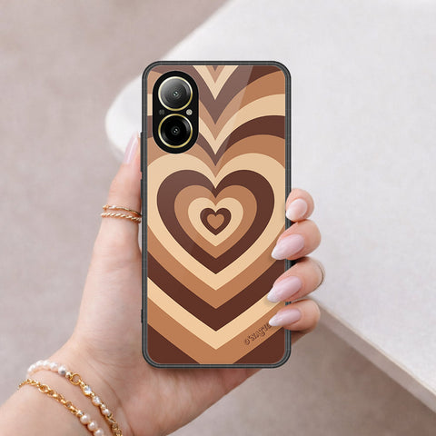 Realme C67 4G Cover - O'Nation Heartbeat Series - HQ Ultra Shine Premium Infinity Glass Soft Silicon Borders Case