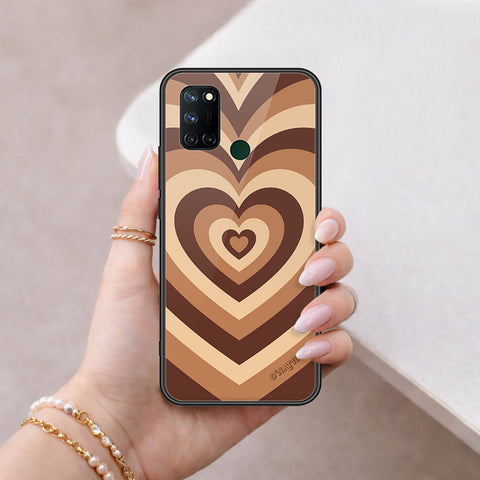 Realme 7i Cover - O'Nation Heartbeat Series - HQ Ultra Shine Premium Infinity Glass Soft Silicon Borders Case