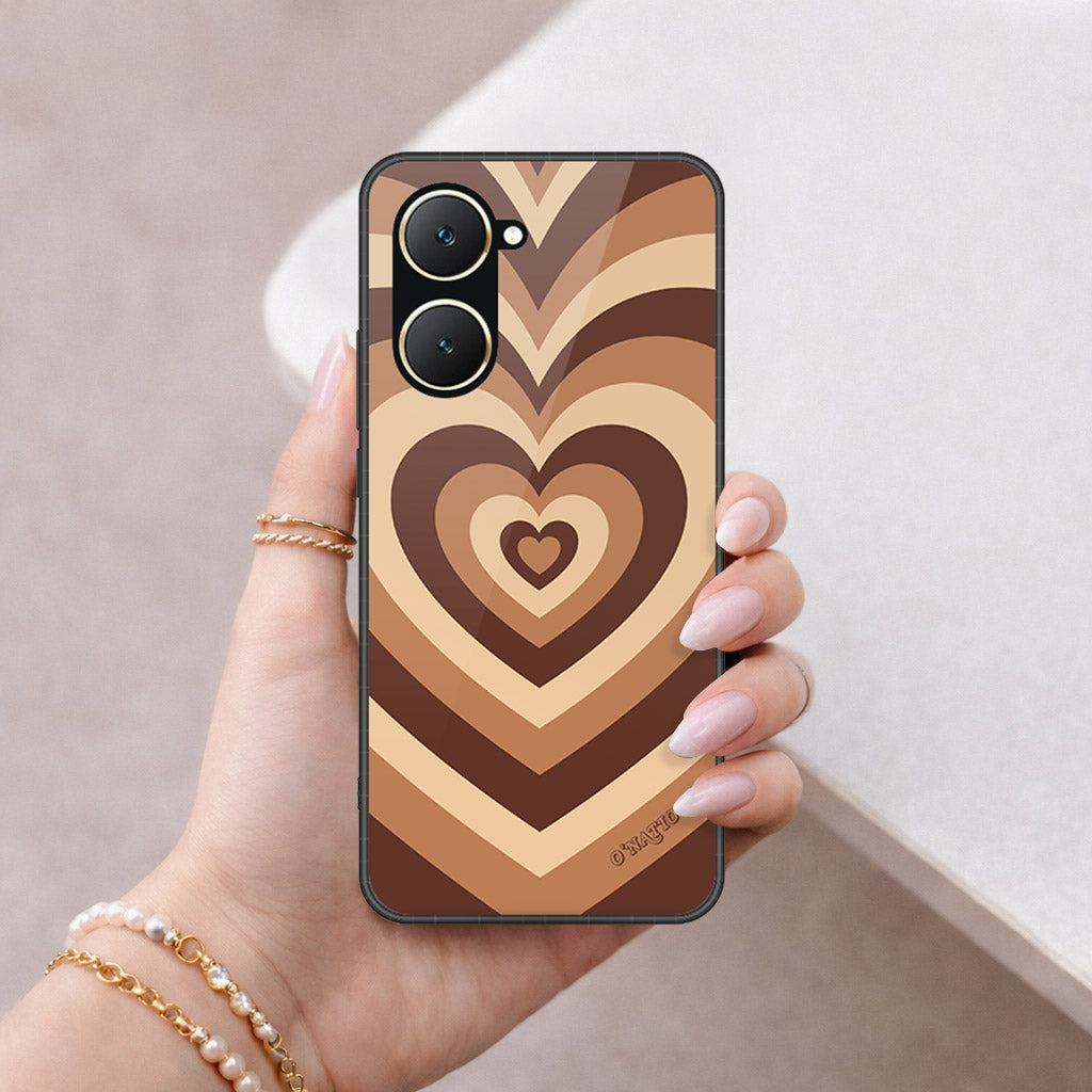 Vivo Y03 Cover - O'Nation Heartbeat Series - HQ Ultra Shine Premium Infinity Glass Soft Silicon Borders Case