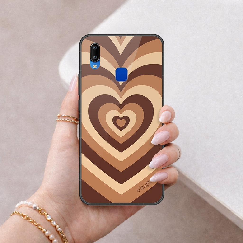 Vivo Y91i Cover - O'Nation Heartbeat Series - HQ Ultra Shine Premium Infinity Glass Soft Silicon Borders Case