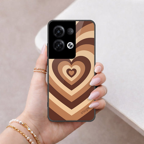 Oppo Reno 8 Pro  Cover - O'Nation Heartbeat Series - HQ Ultra Shine Premium Infinity Glass Soft Silicon Borders Case