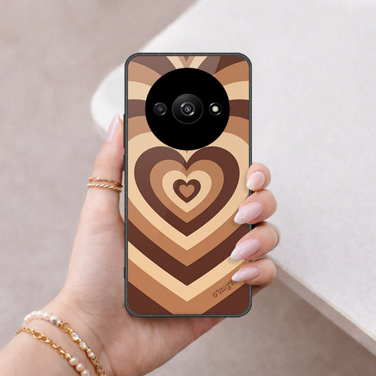 Xiaomi Redmi A3 Cover - O'Nation Heartbeat Series - HQ Ultra Shine Premium Infinity Glass Soft Silicon Borders Case
