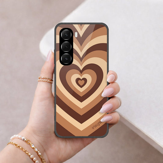 Infinix Hot 60i 4G Cover - O'Nation Heartbeat Series - HQ Ultra Shine Premium Infinity Glass Soft Silicon Borders Case