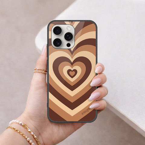 iPhone 16 Pro Max - O'Nation Heartbeat Series - HQ Ultra Shine Premium Infinity Glass Soft Silicon Borders Case