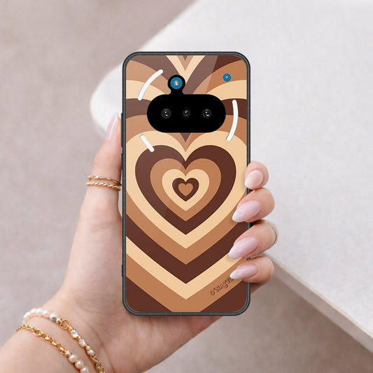 Nothing Phone 3a Cover - O'Nation Heartbeat Series - HQ Ultra Shine Premium Infinity Glass Soft Silicon Borders Case