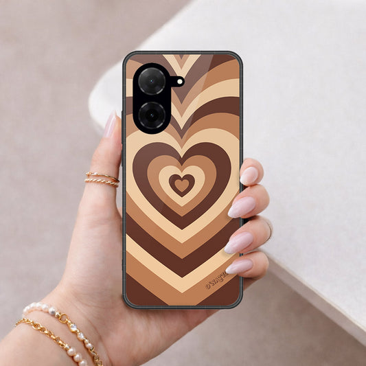 Xiaomi Poco C71 4G Cover - O'Nation Heartbeat Series - HQ Ultra Shine Premium Infinity Glass Soft Silicon Borders Case