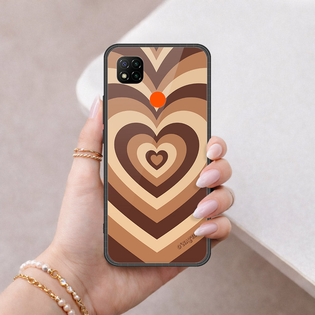 Xiaomi Poco C3 Cover - O'Nation Heartbeat Series - HQ Ultra Shine Premium Infinity Glass Soft Silicon Borders Case