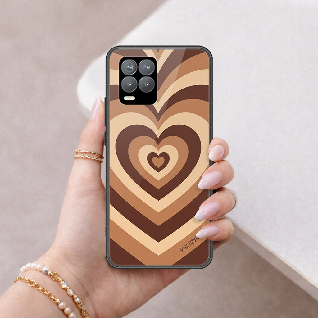 Realme 8 Pro Cover - O'Nation Heartbeat Series - HQ Ultra Shine Premium Infinity Glass Soft Silicon Borders Case