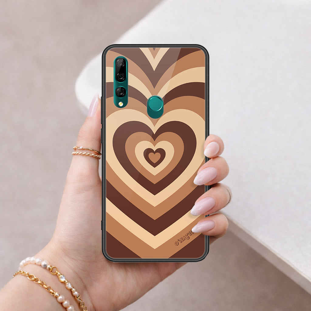 Huawei P Smart Z Cover - O'Nation Heartbeat Series - HQ Ultra Shine Premium Infinity Glass Soft Silicon Borders Case