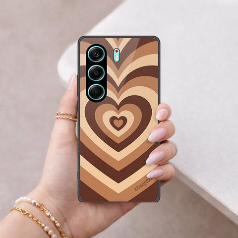 Tecno Camon 40 Pro Cover - O'Nation Heartbeat Series - HQ Ultra Shine Premium Infinity Glass Soft Silicon Borders Case