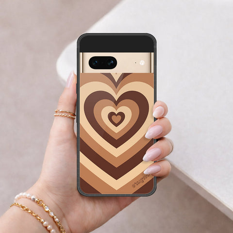 Google Pixel 7 Cover - O'Nation Heartbeat Series - HQ Ultra Shine Premium Infinity Glass Soft Silicon Borders Case