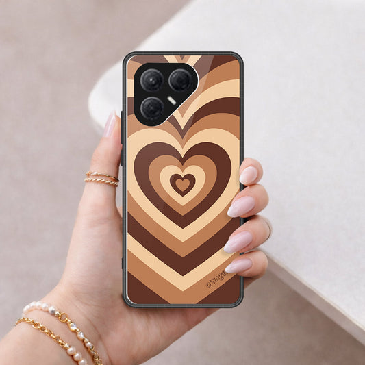 Tecno Pova 7 4G Cover - O'Nation Heartbeat Series - HQ Ultra Shine Premium Infinity Glass Soft Silicon Borders Case