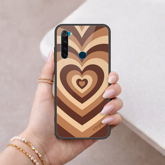 Xiaomi Redmi Note 8 Cover - O'Nation Heartbeat Series - HQ Ultra Shine Premium Infinity Glass Soft Silicon Borders Case