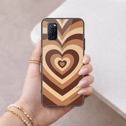 Oppo A52 Cover - O'Nation Heartbeat Series - HQ Ultra Shine Premium Infinity Glass Soft Silicon Borders Case