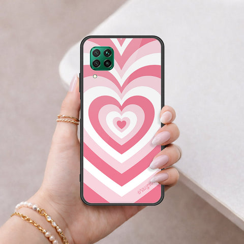 Huawei Nova 7i Cover - O'Nation Heartbeat Series - HQ Ultra Shine Premium Infinity Glass Soft Silicon Borders Case