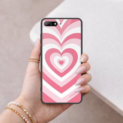 Huawei Y6 Prime 2018 Cover - O'Nation Heartbeat Series - HQ Ultra Shine Premium Infinity Glass Soft Silicon Borders Case