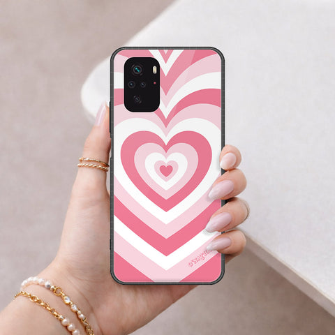 Xiaomi Redmi Note 10 4G Cover - O'Nation Heartbeat Series - HQ Ultra Shine Premium Infinity Glass Soft Silicon Borders Case