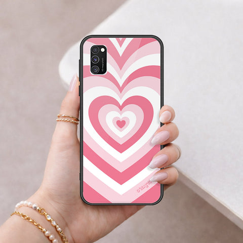 Samsung Galaxy A02s Cover - O'Nation Heartbeat Series - HQ Ultra Shine Premium Infinity Glass Soft Silicon Borders Case