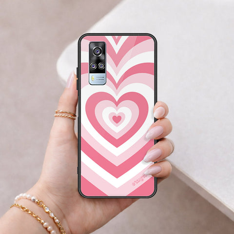 Vivo Y51s Cover - O'Nation Heartbeat Series - HQ Ultra Shine Premium Infinity Glass Soft Silicon Borders Case