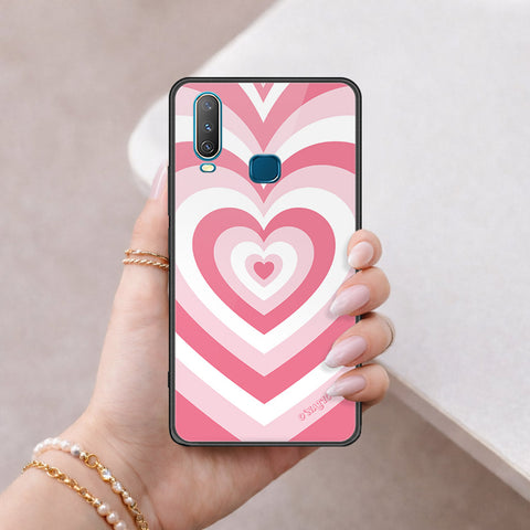 Vivo Y17 Cover - O'Nation Heartbeat Series - HQ Ultra Shine Premium Infinity Glass Soft Silicon Borders Case