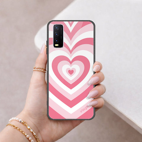 Vivo Y20s Cover - O'Nation Heartbeat Series - HQ Ultra Shine Premium Infinity Glass Soft Silicon Borders Case