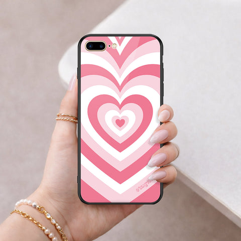 iPhone 8 Plus / 7 Plus - O'Nation Heartbeat Series - HQ Ultra Shine Premium Infinity Glass Soft Silicon Borders Case