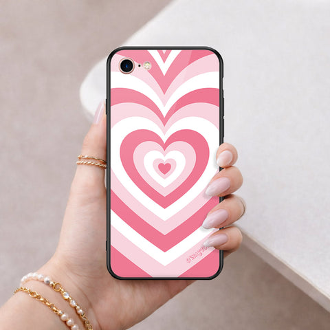 iPhone 8 / 7 - O'Nation Heartbeat Series - HQ Ultra Shine Premium Infinity Glass Soft Silicon Borders Case
