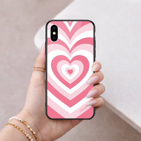 iPhone XS / X - O'Nation Heartbeat Series - HQ Ultra Shine Premium Infinity Glass Soft Silicon Borders Case