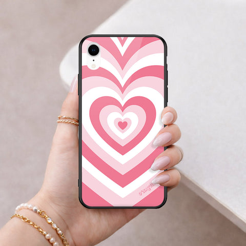 iPhone XR - O'Nation Heartbeat Series - HQ Ultra Shine Premium Infinity Glass Soft Silicon Borders Case