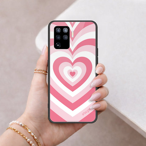 Oppo F19 Pro Cover - O'Nation Heartbeat Series - HQ Ultra Shine Premium Infinity Glass Soft Silicon Borders Case