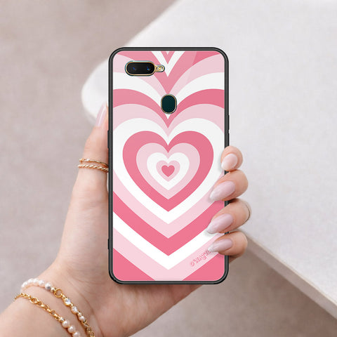 Oppo A11k Cover - O'Nation Heartbeat Series - HQ Ultra Shine Premium Infinity Glass Soft Silicon Borders Case