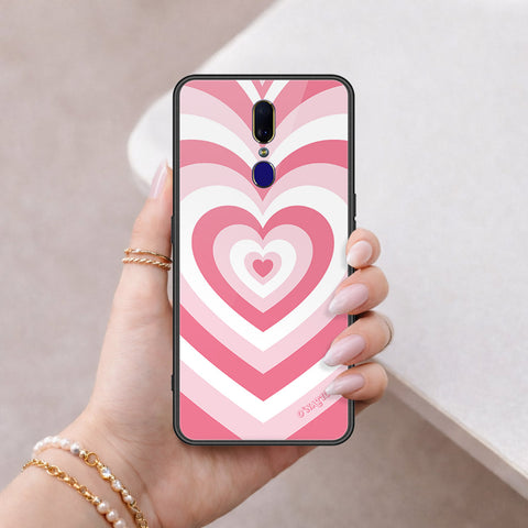 Oppo F11 Cover - O'Nation Heartbeat Series - HQ Ultra Shine Premium Infinity Glass Soft Silicon Borders Case